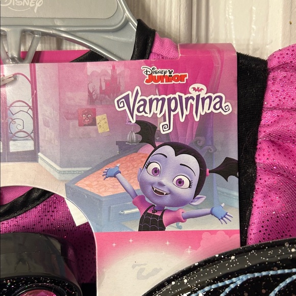 Disney Vampirina Costume for Kids - Black, Pink, and Blue - Picture 7 of 8